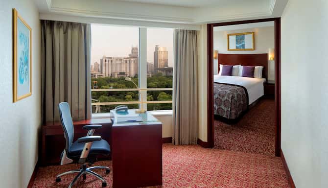 上海新世界丽笙大酒店 - 高级套房 - 公园景观